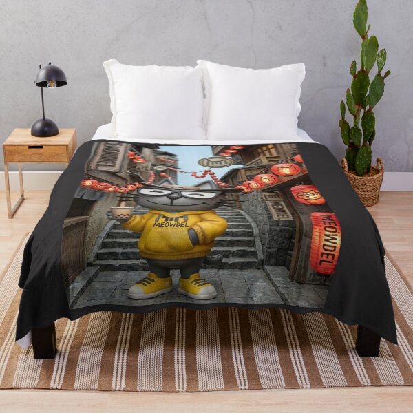Item preview, MEOWDEL in Jiufen: Spirited Tea & Old Street Trails - 九份老街探險 (九份の古い町並み) designed and sold by MeowdelStudio.