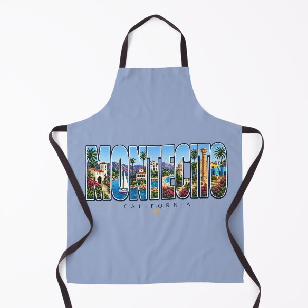 Item preview, Montecito, California - Coastal Scene Letterscape Typography designed and sold by Myra365Art.