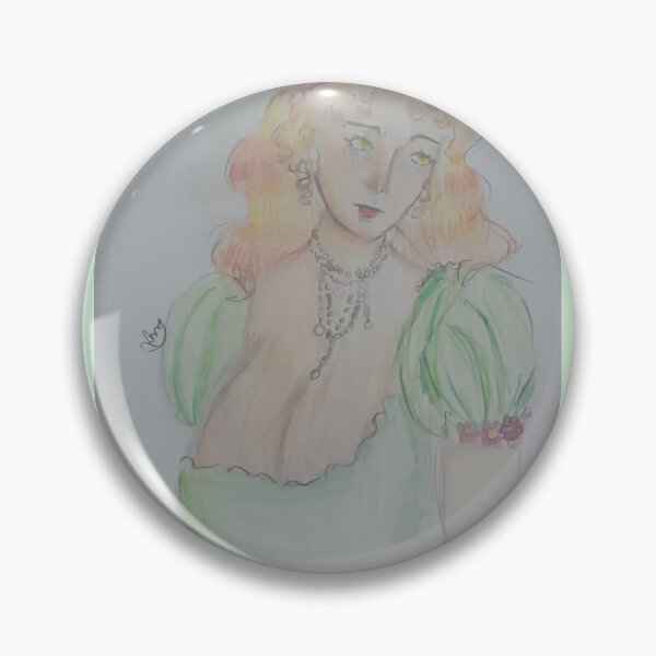 Item preview, The Peasant Vintage Feminine Portrait – Soft Watercolor Romantic Illustration, Elegant Woman Art Print designed and sold by Braziliancasual.
