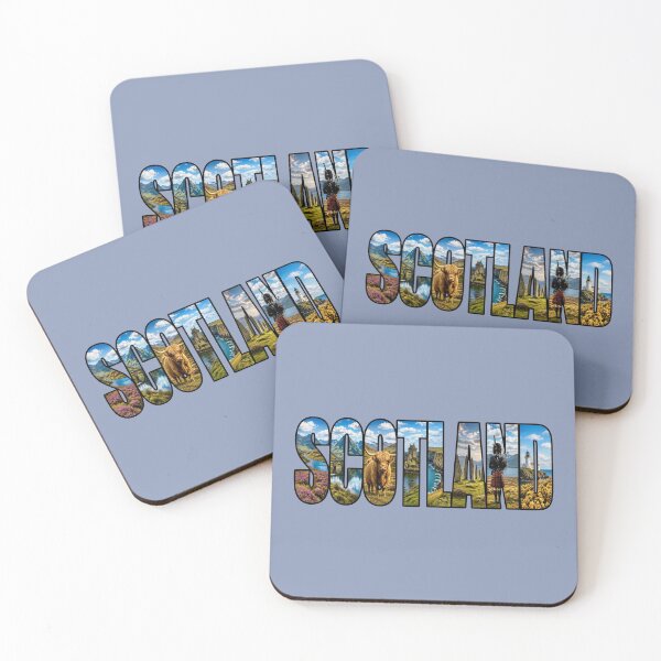 Item preview, Scotland Landscape Typography designed and sold by Myra365Art.