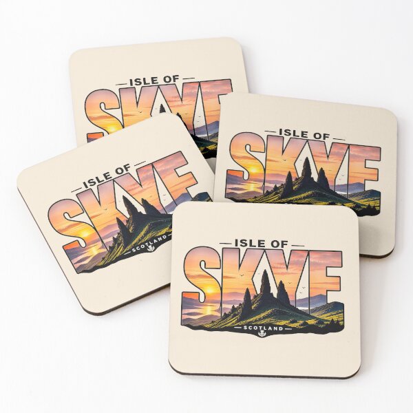 Item preview, Isle of Skye, Scotland - Old Man of Storr Typography designed and sold by Myra365Art.