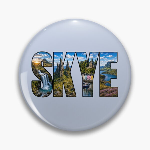 Item preview, Isle of Skye, Scotland Landscape Typography designed and sold by Myra365Art.
