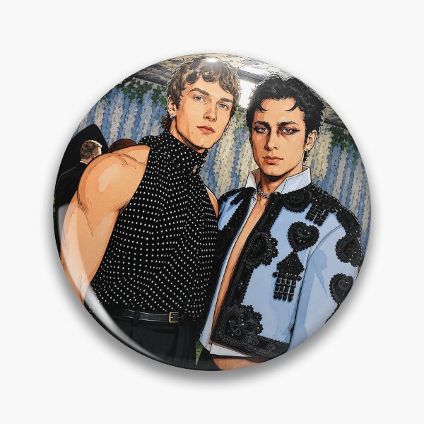 Item preview, Hudson Williams and Connor Storrie from Heated Rivalry at the 2026 Met Gala (fan art) designed and sold by PopCultureAndStuff.