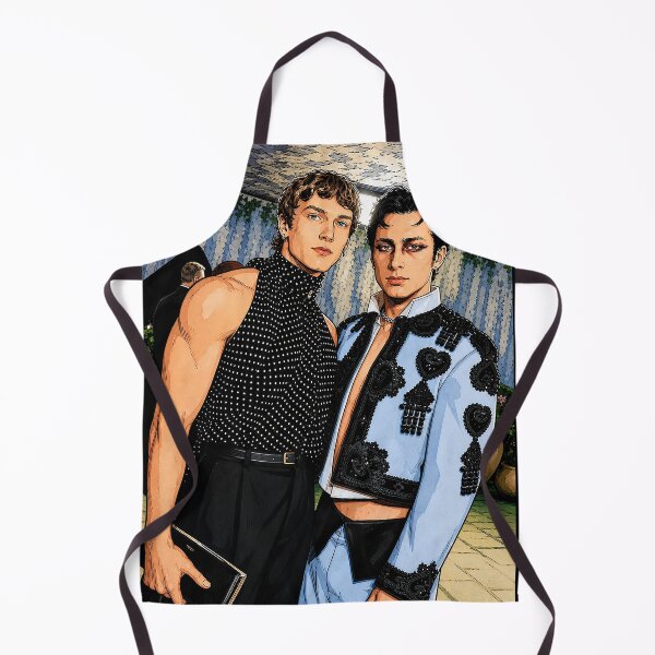 Item preview, Hudson Williams and Connor Storrie from Heated Rivalry at the 2026 Met Gala (fan art) designed and sold by PopCultureAndStuff.