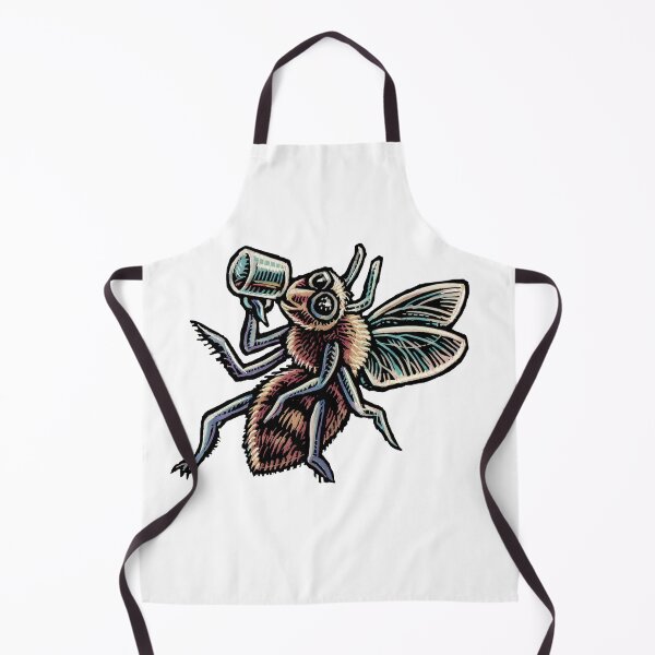 Item preview, happy bee drinking a beer designed and sold by LisaHaney.