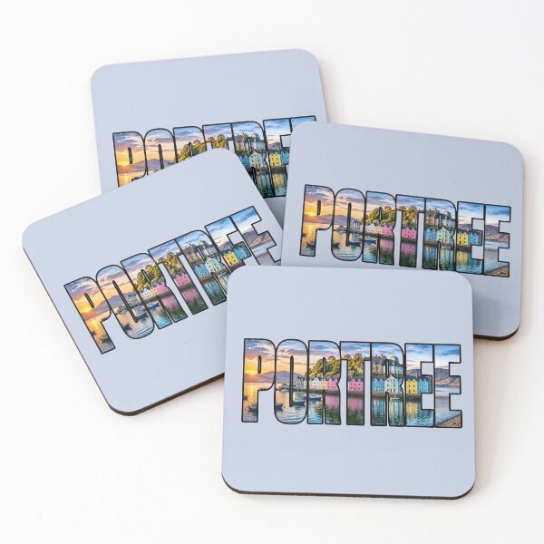 Item preview, Portree, Isle of Skye, Scotland Typography designed and sold by Myra365Art.