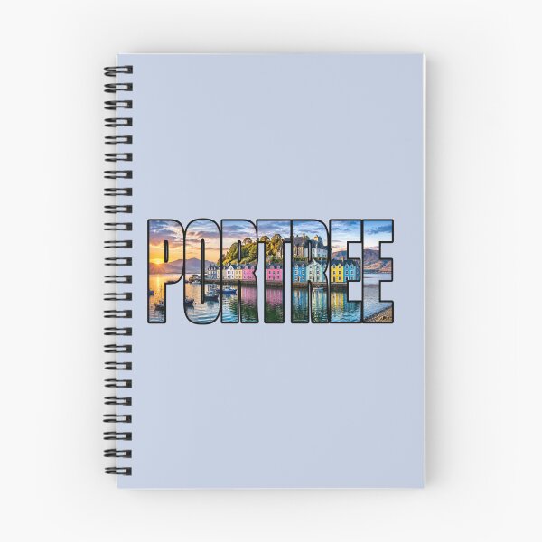 Item preview, Portree, Isle of Skye, Scotland Typography designed and sold by Myra365Art.