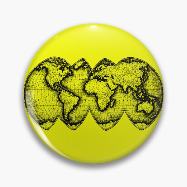 Item preview, Boggs Eumorphic Map (Black) designed and sold by HistoryRepeats.