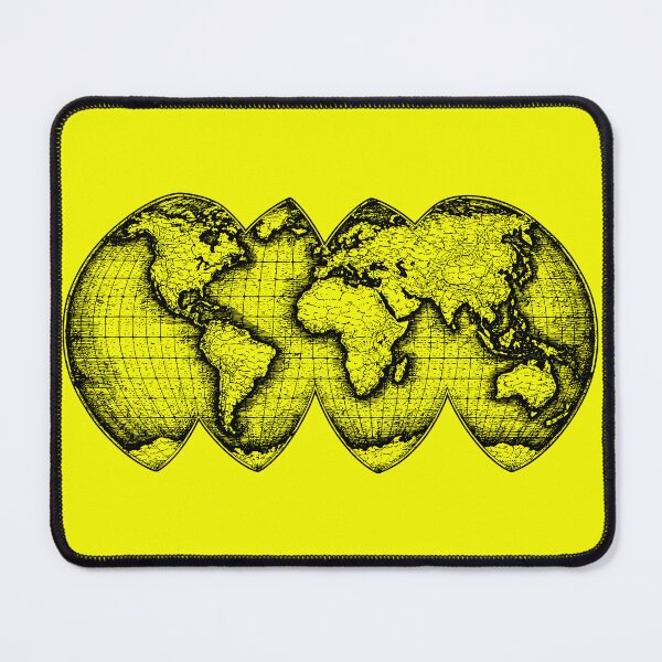 Item preview, Boggs Eumorphic Map (Black) designed and sold by HistoryRepeats.
