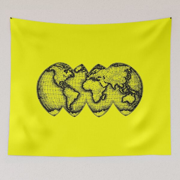 Item preview, Boggs Eumorphic Map (Black) designed and sold by HistoryRepeats.