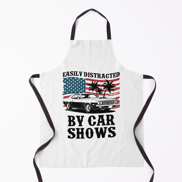 Item preview, Easily Distracted By Car Shows American Flag USA 250 Patriotic designed and sold by Dmetalx Art Apparel.