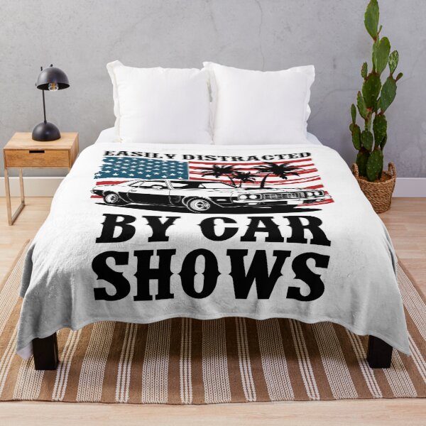 Item preview, Easily Distracted By Car Shows American Flag USA 250 Patriotic designed and sold by Dmetalx Art Apparel.