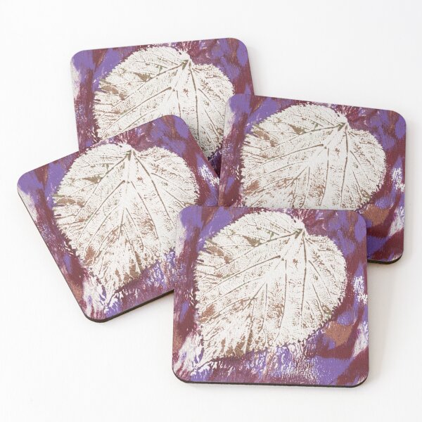 Item preview, Mulberry Leaf Study — Deep Wine Violet designed and sold by Gentle Bookbinding.