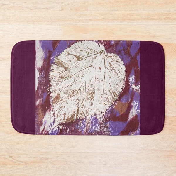 Item preview, Mulberry Leaf Study — Deep Wine Violet designed and sold by Gentle Bookbinding.