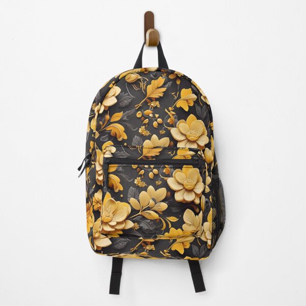 Item preview, Golden Paper Blossom Garden on Black designed and sold by Apex Designs.