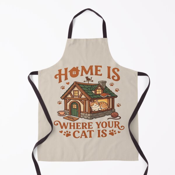 Item preview, Home is where your cat is Minimalist Gift designed and sold by PioJK-.