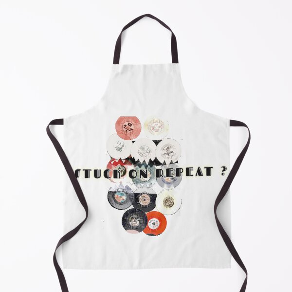 Item preview, Vinyl Records Circle – Stuck on Repeat Retro Music Design designed and sold by ChiaraPagani.
