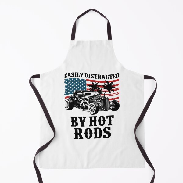 Item preview, Easily Distracted By Hot Rods American Flag USA 250 Patriotic designed and sold by Dmetalx Art Apparel.