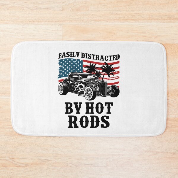 Item preview, Easily Distracted By Hot Rods American Flag USA 250 Patriotic designed and sold by Dmetalx Art Apparel.