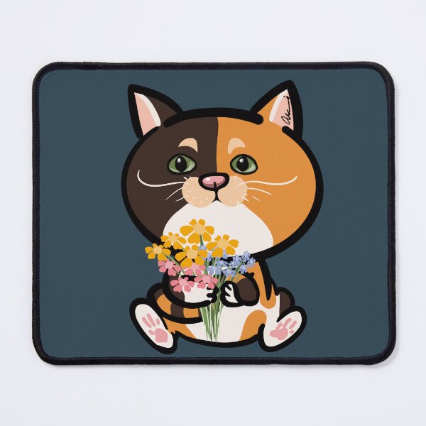 Item preview, MEOWDEL: A Bouquet of Joy (Floral Cat Series) - 喵斗:捧在手心的花束 (花束を持つ猫・ミャオデル) designed and sold by MeowdelStudio.