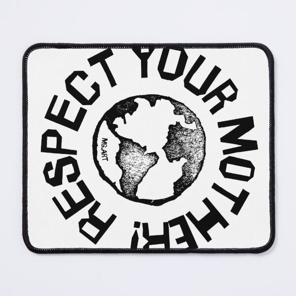 Item preview, Respect Your Mother! Earth Stamp Design (Black) designed and sold by MG.ART.