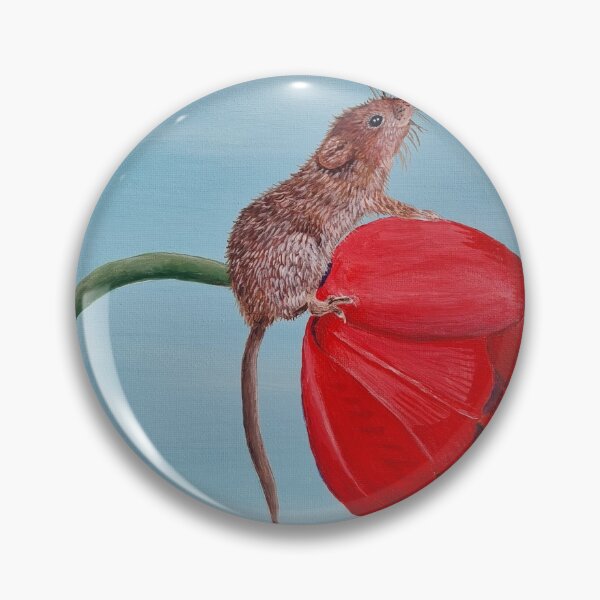 Item preview, HARVEST MOUSE ON TULIP designed and sold by jansimpressions.