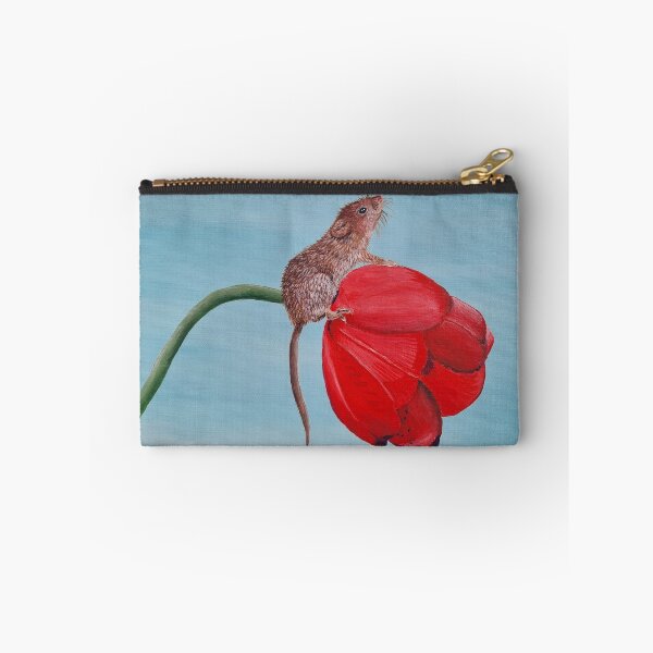 Item preview, HARVEST MOUSE ON TULIP designed and sold by jansimpressions.