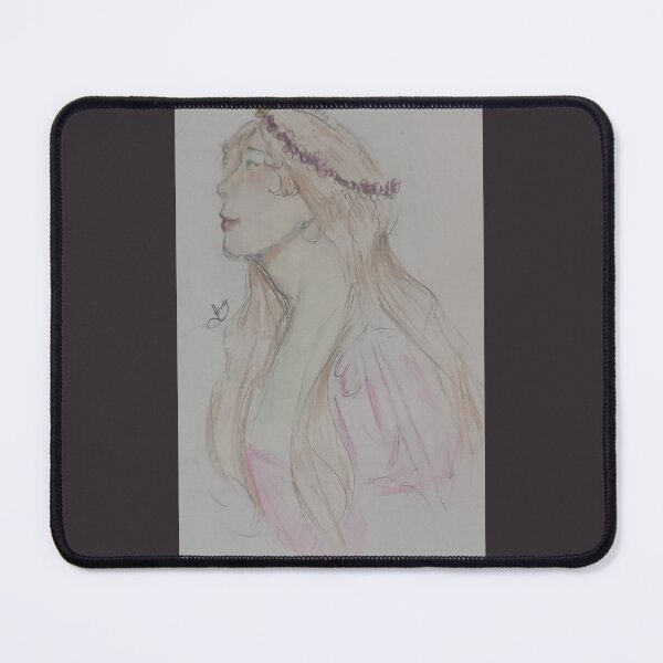 Item preview, The Peasant Vintage Feminine Portrait – Soft Watercolor Romantic Illustration, Elegant Woman Art Print designed and sold by Braziliancasual.