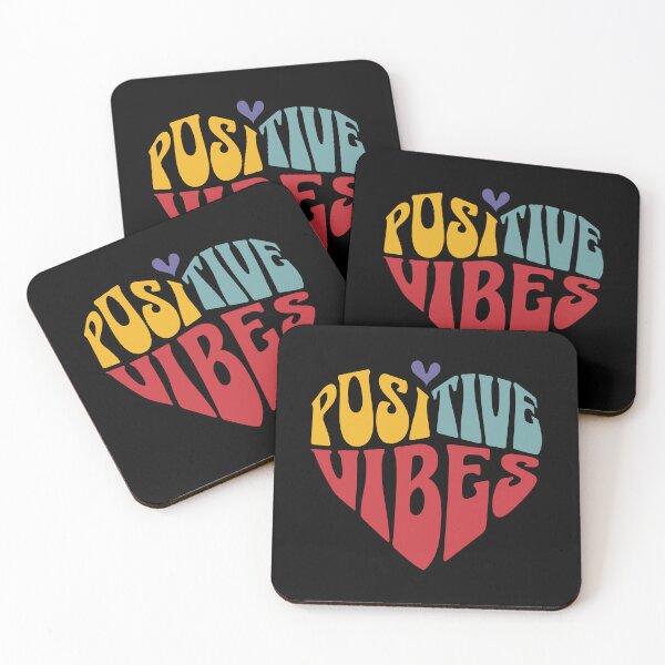 Item preview, Positive Vibes Retro Heart Typography designed and sold by EthosWear.
