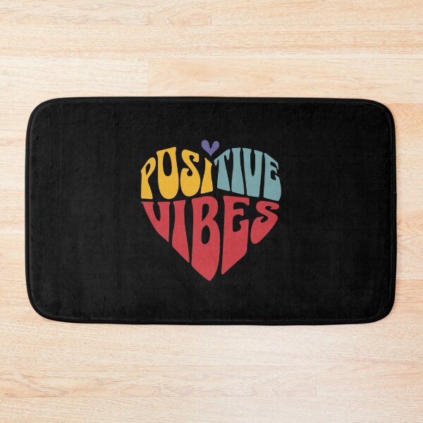 Item preview, Positive Vibes Retro Heart Typography designed and sold by EthosWear.