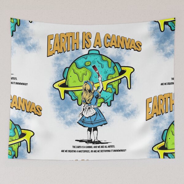 Item preview, The earth is a canvas designed and sold by NF Designs Studio DTF.