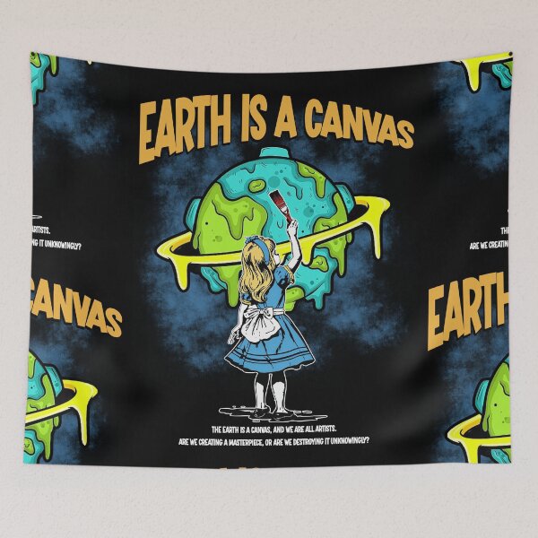 Item preview, The earth is a canvas designed and sold by NF Designs Studio DTF.