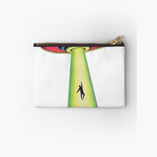 Item preview, Retro UFO Abduction – Vintage Sci-Fi Alien Beam Design designed and sold by PIXEL POP DESIGNS - Beyond the Norm!.