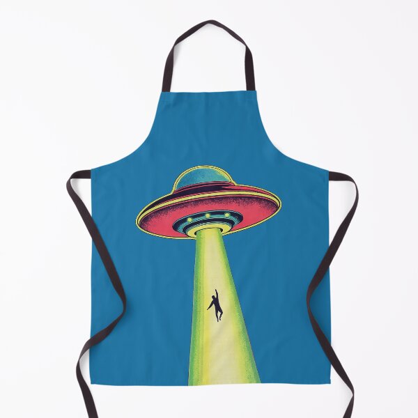 Item preview, Retro UFO Abduction – Vintage Sci-Fi Alien Beam Design designed and sold by PIXEL POP DESIGNS - Beyond the Norm!.