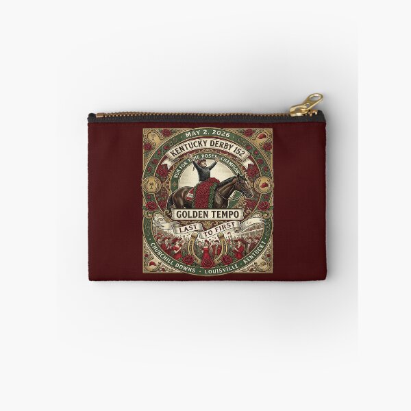 Item preview, Golden Tempo Last to First Kentucky Derby 152 Champion horse racing gifts designed and sold by Ginny Luttrell.