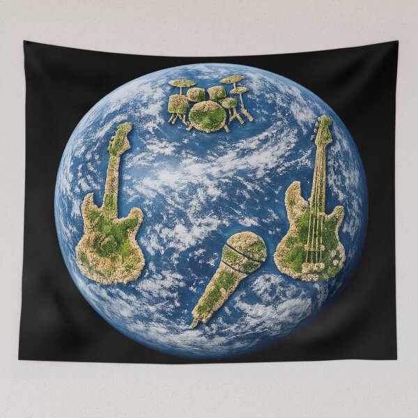 Item preview, Planet of Rock and Roll designed and sold by ThoughtsInTheOpen.