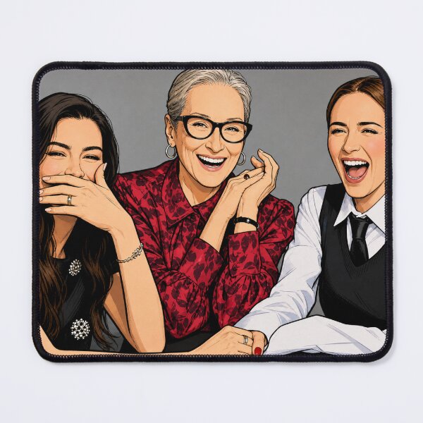 Item preview, Anne Hathaway, Emily Blunt and Meryl Streep from The Devil Wears Prada 2 (fan art) designed and sold by PopCultureAndStuff.