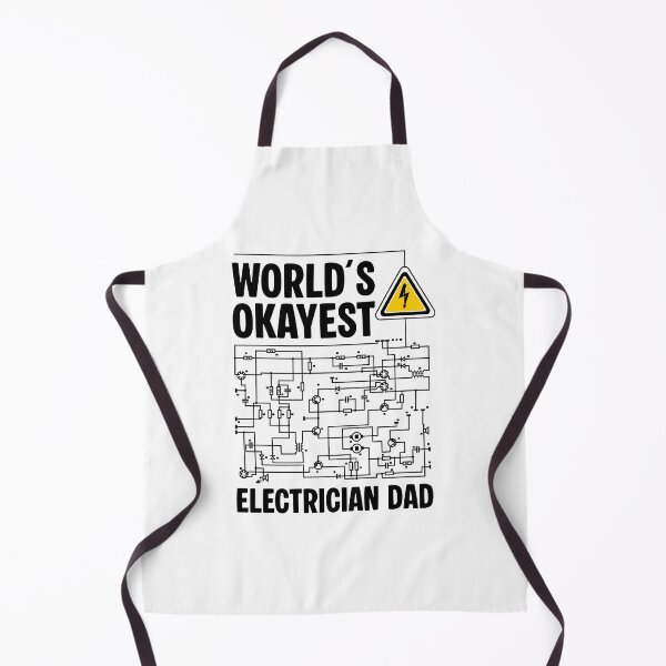 Item preview, Funny Electrician Dad - World’s Okayest Electrician - Wiring Diagram Gift designed and sold by Dmetalx Art Apparel.