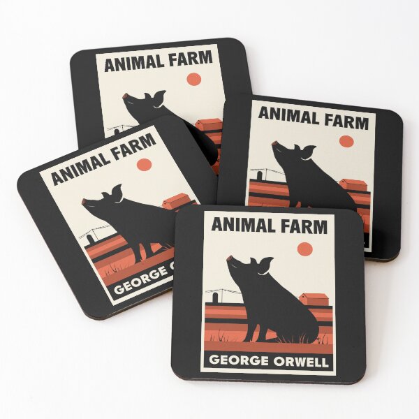 Item preview, A Vintage Poster of Animal Farm by George Orwell  designed and sold by GoodOldVintage.