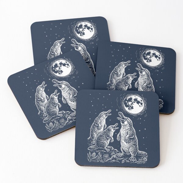 Item preview, Platypus Howling to the Moon Bird Lover  designed and sold by Y-Vibes.