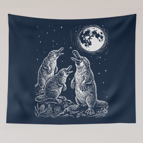 Item preview, Platypus Howling to the Moon Bird Lover  designed and sold by Y-Vibes.