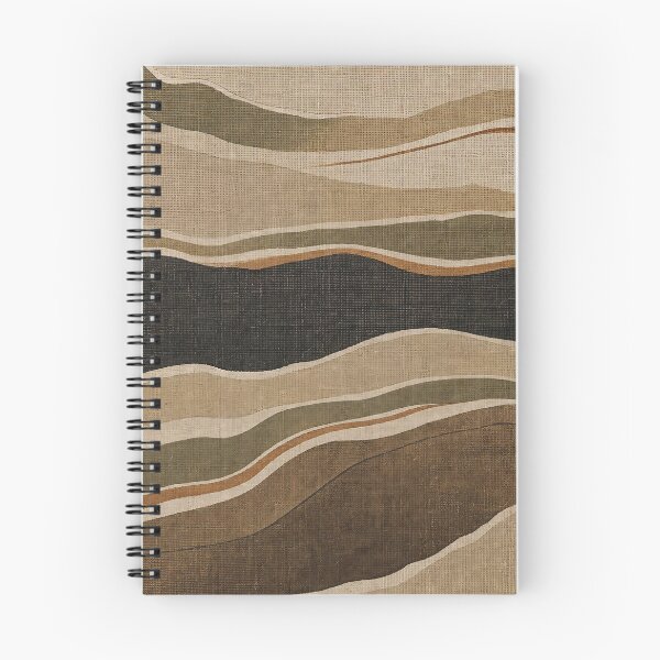 Item preview, Earthy Abstract Textile Waves Pattern designed and sold by frumixart.