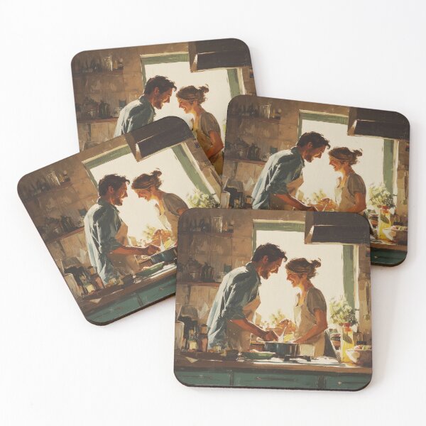 Item preview, Cooking Together at Golden Hour designed and sold by Rtymer.
