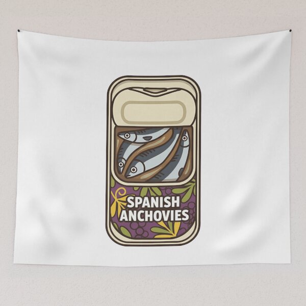 Item preview, Vintage Canned Spanish Anchovies Retro Food designed and sold by k3rstman1.