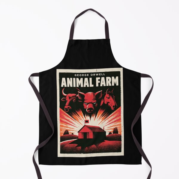 Item preview, A Vintage Poster of Animal Farm by George Orwell  designed and sold by GoodOldVintage.