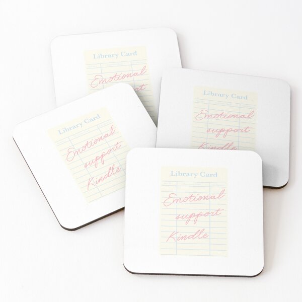 Item preview, Emotional support Kindle Library Card designed and sold by evereads.