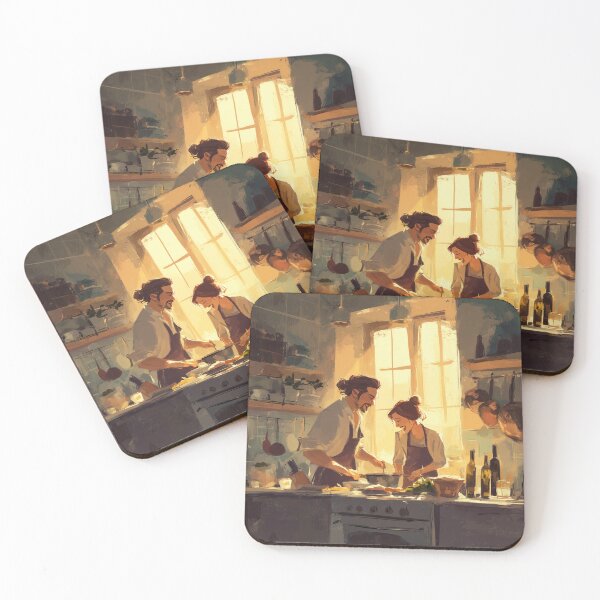 Item preview, Cooking Together at Golden Hour designed and sold by Rtymer.