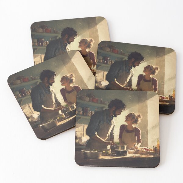 Item preview, Cooking Together at Golden Hour designed and sold by Rtymer.