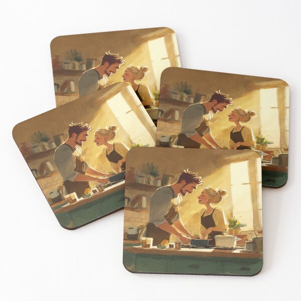Item preview, Cooking Together at Golden Hour designed and sold by Rtymer.