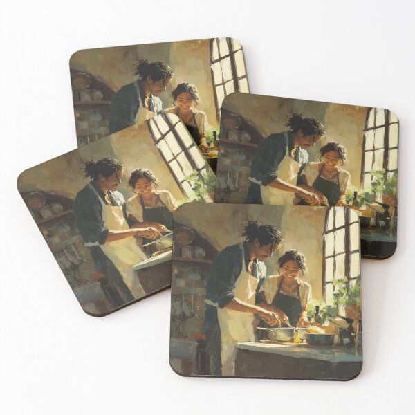 Item preview, Cooking Together at Golden Hour designed and sold by Rtymer.